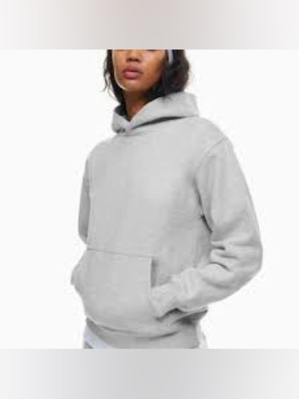 TNA Light Gray Hoodie Pullover 948